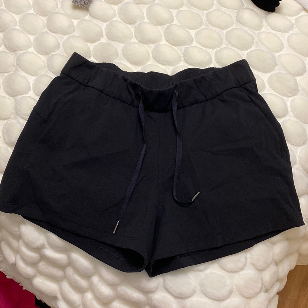 black women’s lululemon shorts